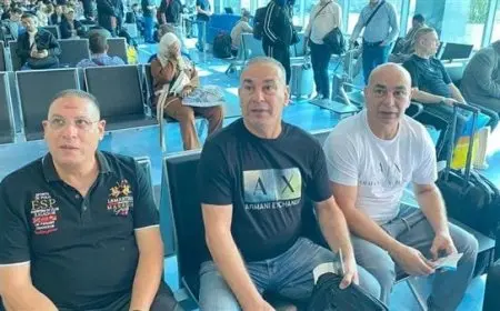 حسام وإبراهيم حسن يتوجهان إلى الإمارات لمتابعة مباراة السوبر المصري