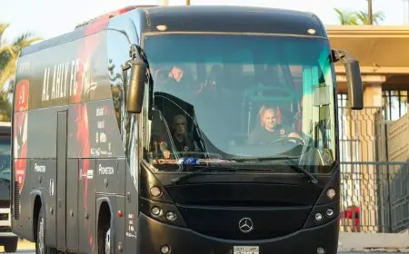 الأهلي يستعد لمواجهة سيراميكا كليوبترا في استاد هزاع بن زايد