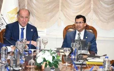 وزير الرياضة يجتمع مع رئيس الاتحاد الدولي للرماية لبحث استعدادات مصر لاستضافة بطولة العالم