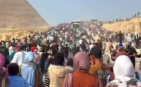 ملايين السياح يزورون الأهرامات والمتحف الكبير في يوم استثنائي للسياحة المصرية