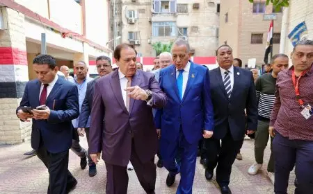 جولة مثيرة لأبو العينين في لجان الجيزة تجذب تفاعل وترحيب الناخبين