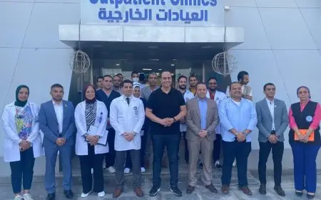السبكي يزور مستشفى شرم الشيخ الدولي لضمان جودة الخدمات الصحية المقدمة
