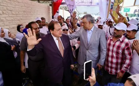 أحمد موسى يستعرض حفاوة الجيزة الكبيرة بالنائب محمد أبو العينين في مواجهة إقبال كثيف