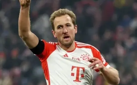 هاري كين يحقق جائزة لاعب الشهر في بايرن ميونخ للمرة الثانية على التوالي