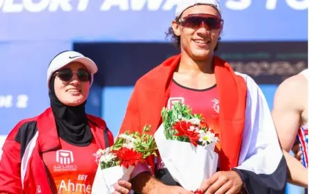 آيات إبراهيم تفتح الستار عن تفاصيل مدهشة حول الفوز بميدالية تاريخية في بطولة العالم للتجديف الشاطئي في تركيا