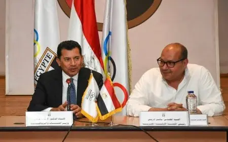 إدريس يثني على وزير الرياضة لدعمه دور اللجنة الأولمبية والاتحادات في تحقيق الإنجازات الرياضية