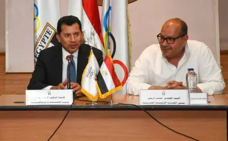 إدريس يعبّر عن امتنانه لوزير الرياضة لدعمه دور اللجنة الأولمبية في تحقيق الإنجازات