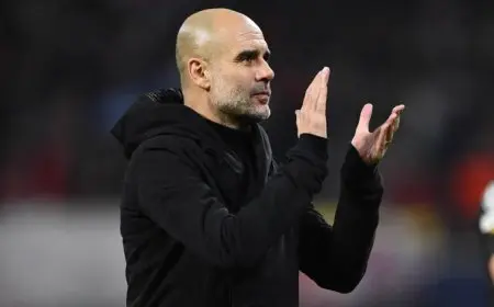 جواريولا يحث جماهير برشلونة على الحضور المكثف بالمدرجات تضامنًا مع فلسطين