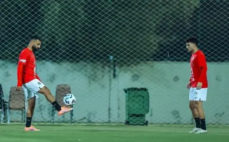 منتخب مصر ينهي استعداداته لمواجهة أوزبكستان في مباراة الغد