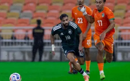 منتخب السعودية يتفوق على كوت ديفوار بهدف نظيف في الشوط الأول لمباراة ودية