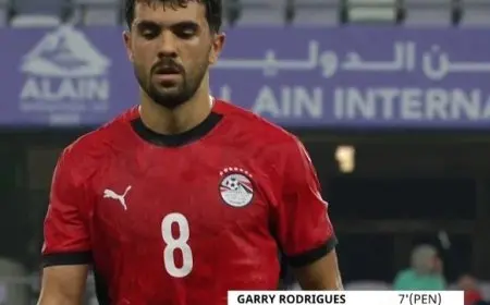 كاب فيردي تتقدم على مصر في الشوط الأول بهدف نظيف