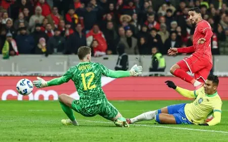 منتخب تونس يحقق تعادلًا مثيرًا مع البرازيل بهدف لكل فريق في مباراة ودية