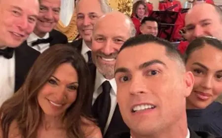 سيلفي رونالدو في البيت الأبيض يحدث ضجة عالمية في ليلة مذهلة