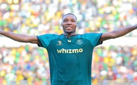 كليمنت مزيزي يحقق لقب أفضل هدف في إفريقيا لعام 2025