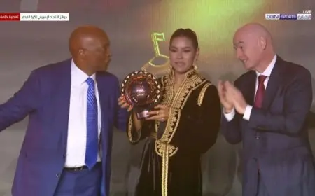 غزلان الشباك تتوج بلقب أفضل لاعبة في إفريقيا لعام 2025