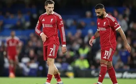 اتهام صحيفة ألمانية لمحمد صلاح بالتسبب في بداية فاشلة لفيرتز مع ليفربول