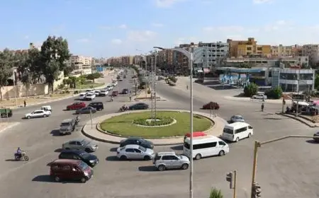 غلق كلي لمحور 26 يوليو أمام جامعة النيل لرفع كوبري المشاة لمشروع مونوريل