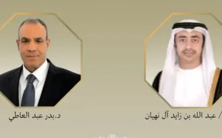 وزير خارجية مصر والإمارات يناقشان آخر مستجدات الأوضاع في السودان
