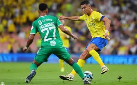 تشكيلة النصر لمواجهة الخليج مع قيادة رونالدو للهجوم