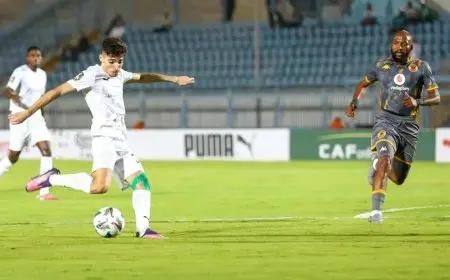 المصري يحقق انتصاراً مثيراً على كايزر تشيفز بثنائية في الكونفدرالية