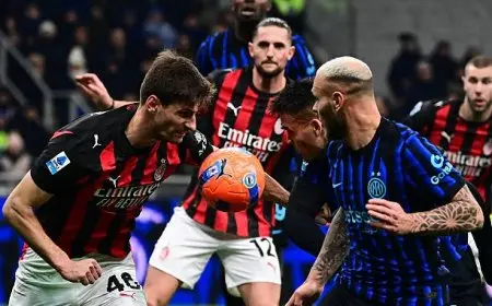 ميلان يحقق فوزًا مثيرًا على إنتر في ديربي الغضب بالدوري الإيطالي