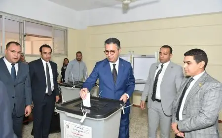 وزير التموين يصوت في انتخابات مجلس النواب 2025 لتعزيز المشاركة الديمقراطية
