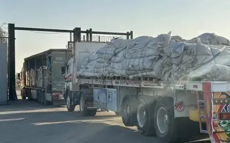 الهلال الأحمر المصري يرسل أكثر من 11 ألف طن من المساعدات الغذائية والطبية والشتوية إلى غزة عبر قافلة زاد العزة الـ 79