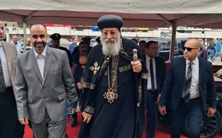 البابا تواضروس الثاني يشارك في الإدلاء بصوته في انتخابات مجلس النواب 2025