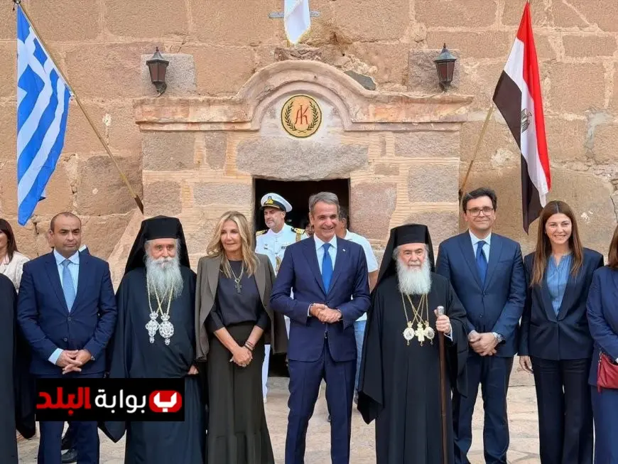 الأمين العام للمجلس الأعلى للآثار يشارك في احتفالية تجليس مطران دير سانت كاترين للروم الأرثوذكس