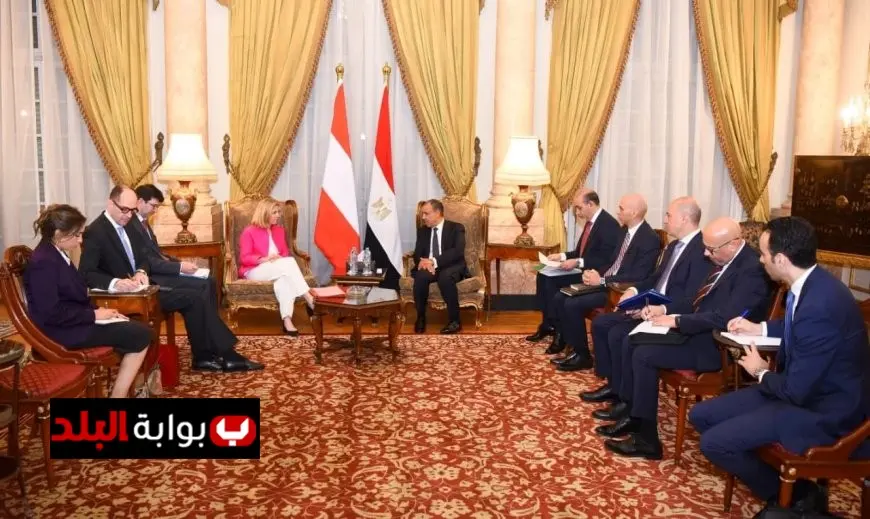 وزير الخارجية يرحب بمشاركة النمسا في مؤتمر إعادة إعمار غزة الدولي