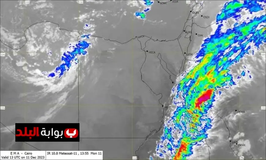 الأرصاد الجوية تنبه من سحب كثيفة وأمطار غزيرة ورمال مثارة تؤثر على عدة مناطق