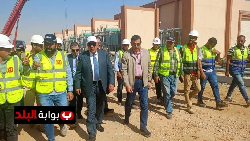 وزير الكهرباء يقوم بجولة تفقدية في محطة تحويل ND5 بجهد 220/66/11 وسعة 350 ميجا فولت أمبير
