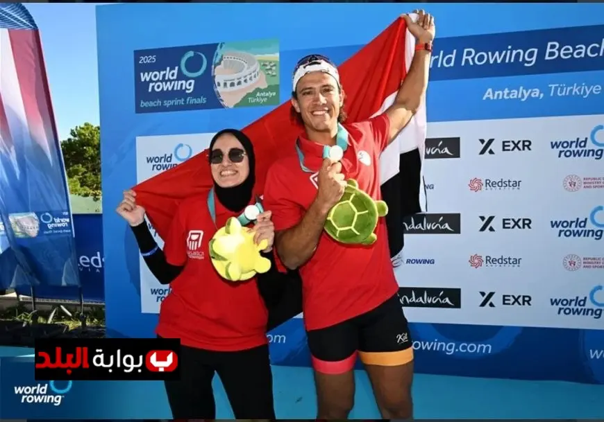 مصر تحقق إنجازًا تاريخيًا وتحصد فضية العالم في التجديف الشاطئي بأنطاليا