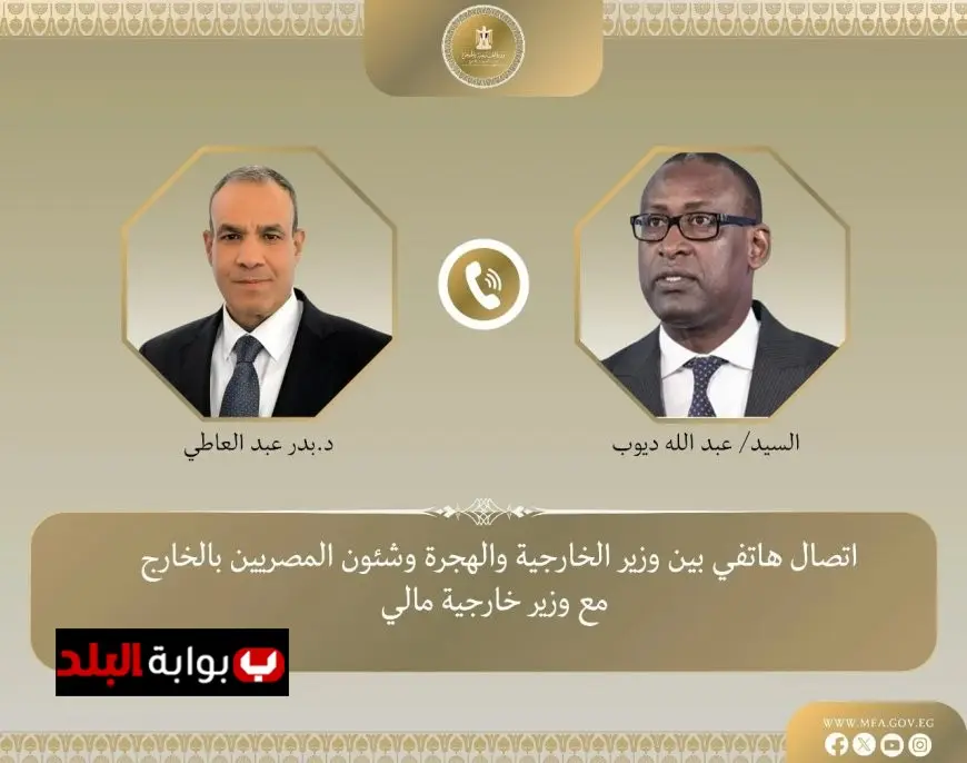 وزير الخارجية المصري ونظيره المالي يتباحثان حول تعزيز العلاقات الثنائية وإنقاذ المختطفين