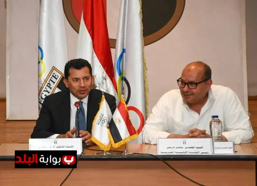 إدريس يثني على وزير الرياضة لدعمه دور اللجنة الأولمبية والاتحادات في تحقيق الإنجازات الرياضية