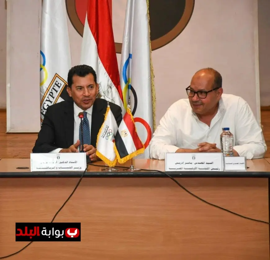 إدريس يعبّر عن امتنانه لوزير الرياضة لدعمه دور اللجنة الأولمبية في تحقيق الإنجازات
