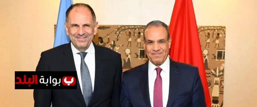 وزير الخارجية المصري يلتقي نظيره اليوناني لبحث تطورات الأوضاع في غزة والسودان
