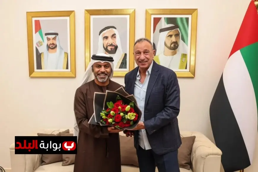 الخطيب يعبر عن شكره لسفير الإمارات في القاهرة