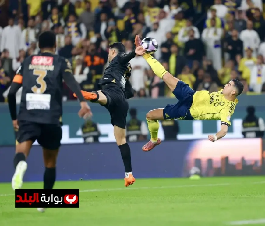رونالدو يحقق هدفًا تاريخيًا في فوز النصر الرباعي على الخليج في الدوري السعودي