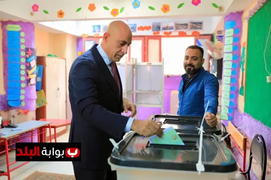 وزير التربية والتعليم يشارك في انتخابات مجلس النواب من مدرسة رشيد الابتدائية بمصر الجديدة