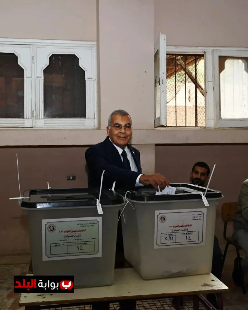 رئيس مجلس الشيوخ يشارك في انتخابات مجلس النواب ويبدأ رحلة التصويت