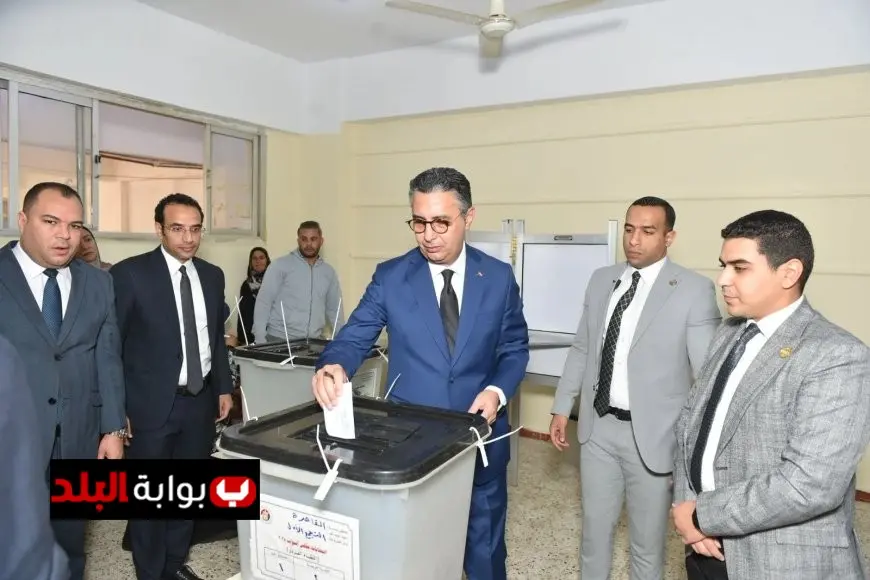 وزير التموين يصوت في انتخابات مجلس النواب 2025 لتعزيز المشاركة الديمقراطية
