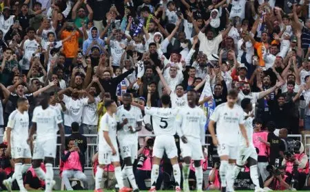 تشكيلة ريال مدريد لمواجهة سيلتا فيجو تضم مبابي وفينيسيوس في الخط الهجومي