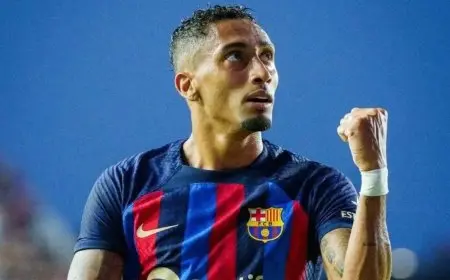 رافينيا يتألق في تدريبات برشلونة قبل مواجهة فرانكفورت المرتقبة