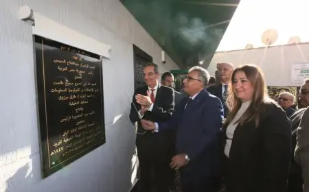 افتتاح مكتب بريد المنصورة الرئيسي بتكنولوجيا حديثة على يد وزير الاتصالات