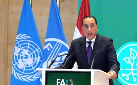رئيس الوزراء المصري يؤكد التزام البلاد الكامل بتعزيز التعاون مع منظمة الفاو