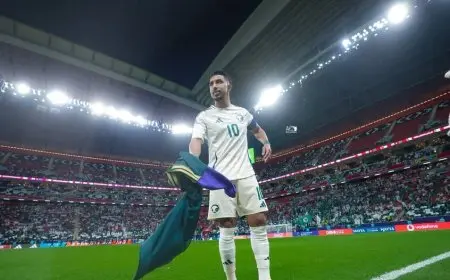 تشكيلة السعودية لمواجهة المغرب في كأس العرب الدوسري يحتل دكة البدلاء