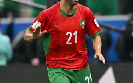 المغرب تتقدم على السعودية بهدف في الشوط الأول بكأس العرب في مواجهة مثيرة