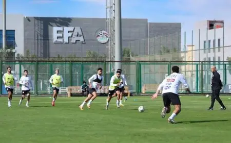 منتخب مصر يبدأ تدريباته الصباحية في مركز المنتخبات الوطنية لتعزيز الاستعدادات