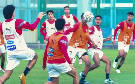 معسكر منتخب مصر تحت 18 عاما يبدأ استعداداته للتصفيات الأفريقية